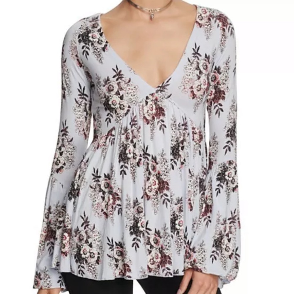 Free People Speak Easy boho empire waist top M